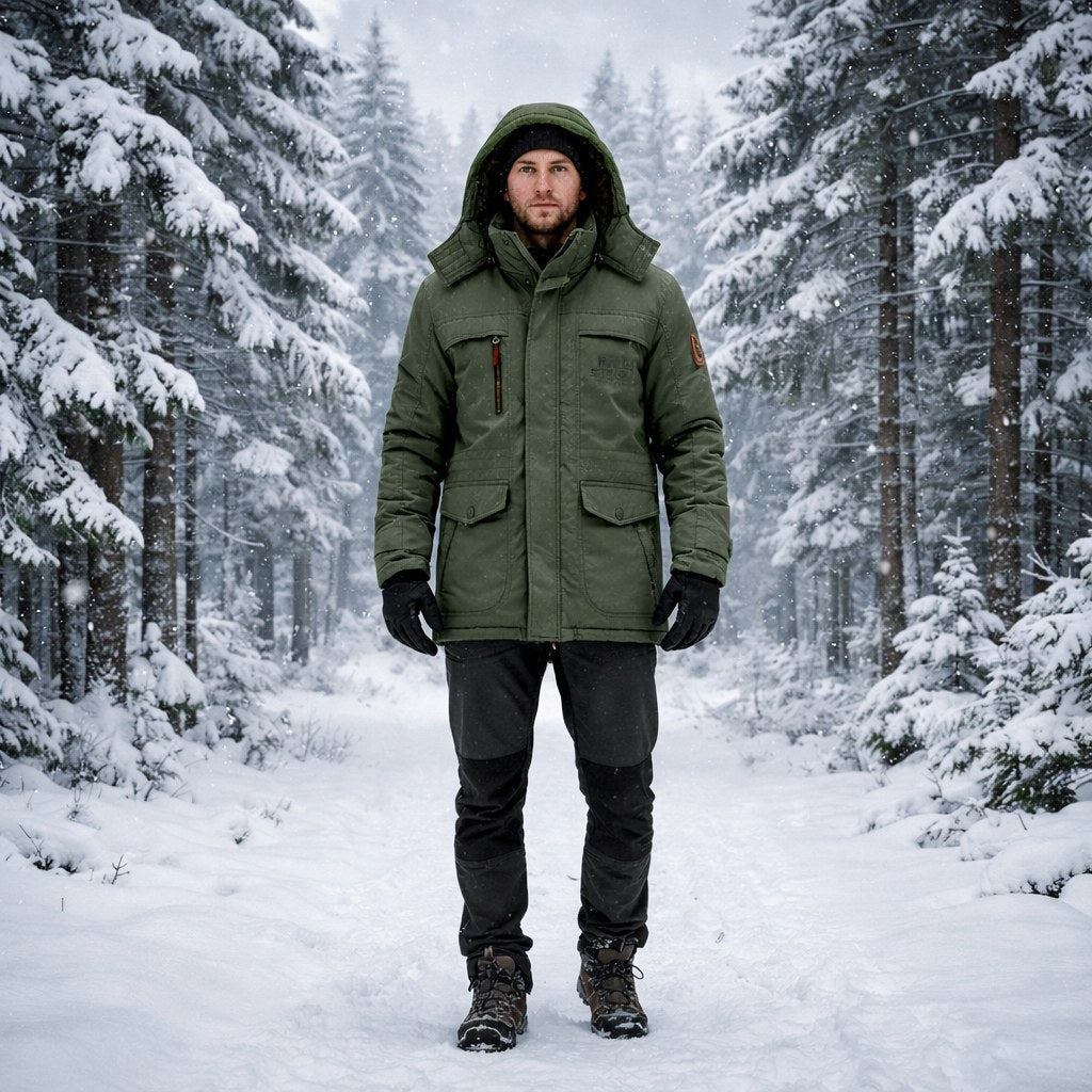 VINDSKJOLD vatteret parka med fleecefor – billede 10