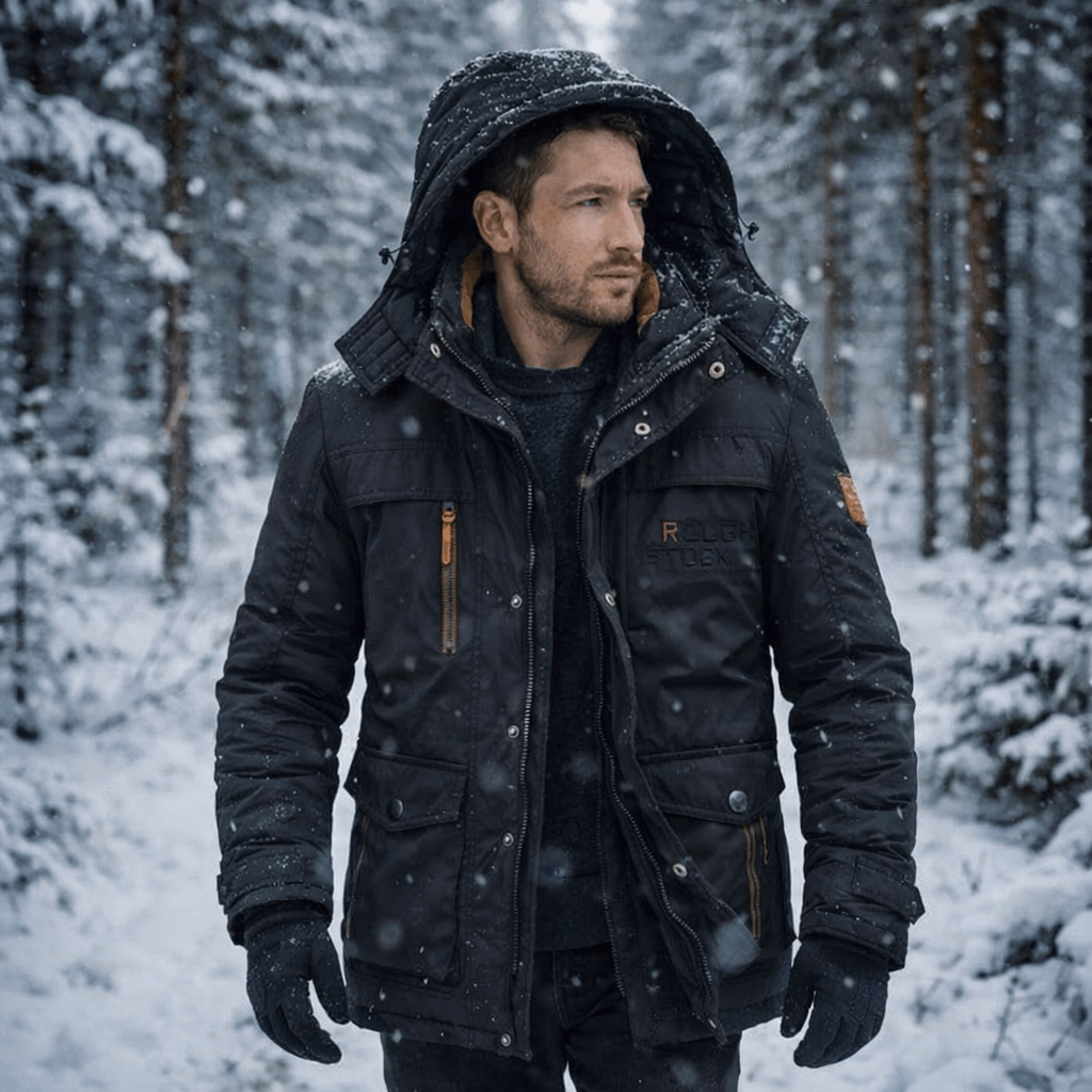 VINDSKJOLD vatteret parka med fleecefor – billede 11