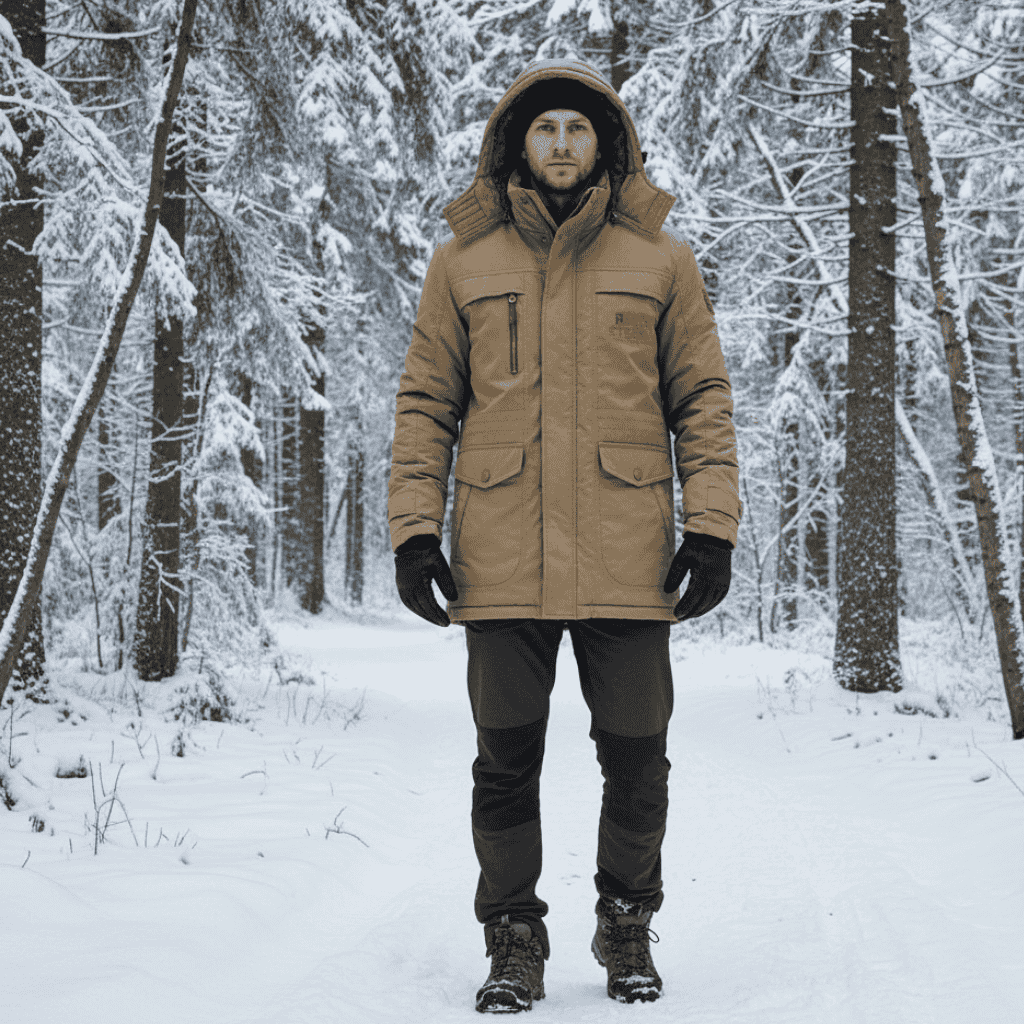 VINDSKJOLD vatteret parka med fleecefor – billede 12