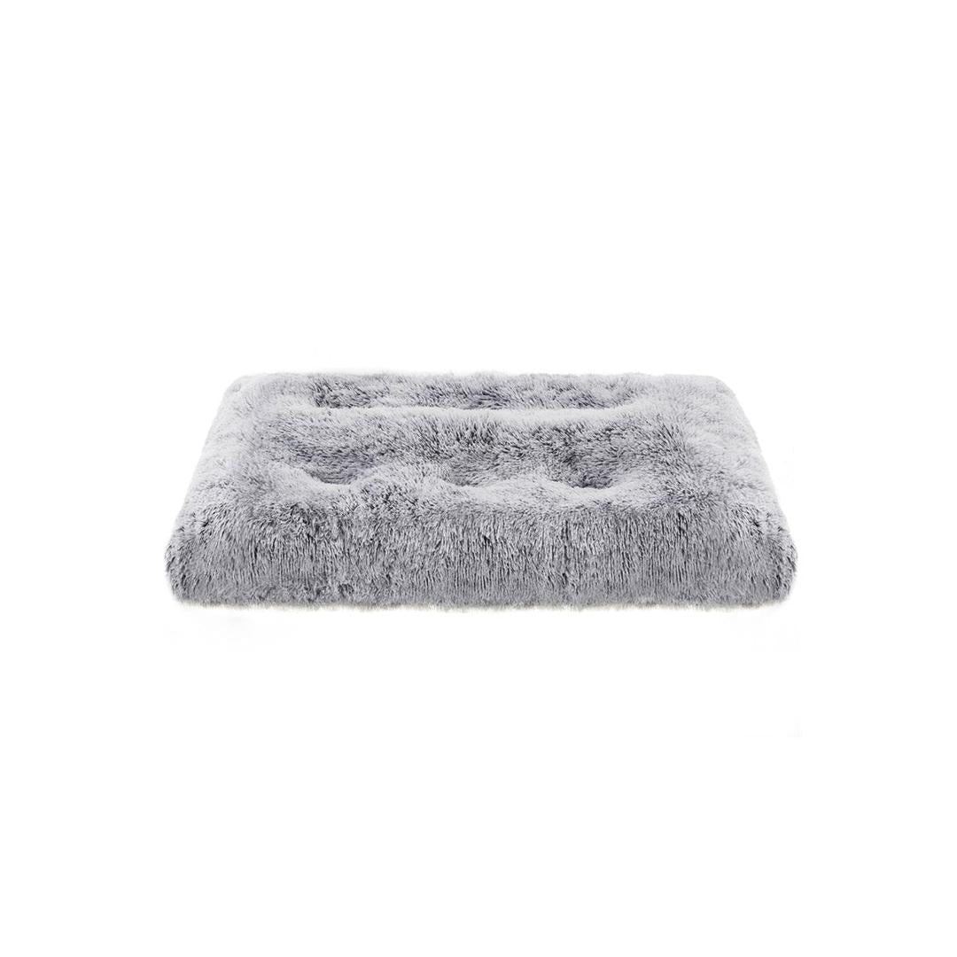 Hundepude 10 cm tyk – plys med skridsikker bund – 80, 95, 110 eller 122 cm – vaskbar
